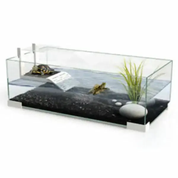 Tartarughiera accessoriata Tartarium Askoll Misura 60 x 29,6 x 19,5 cm - immagine 1