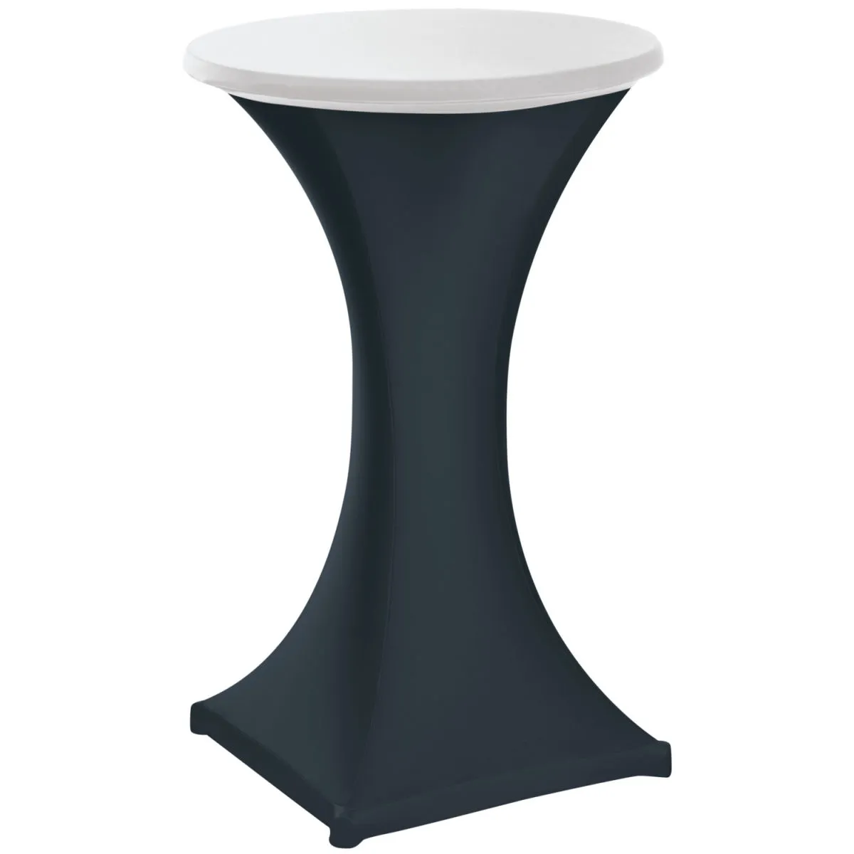 ERWIN M. Copripiano per tavolo alto Grace; 80 cm (Ø); bianco; rotonda - immagine 1
