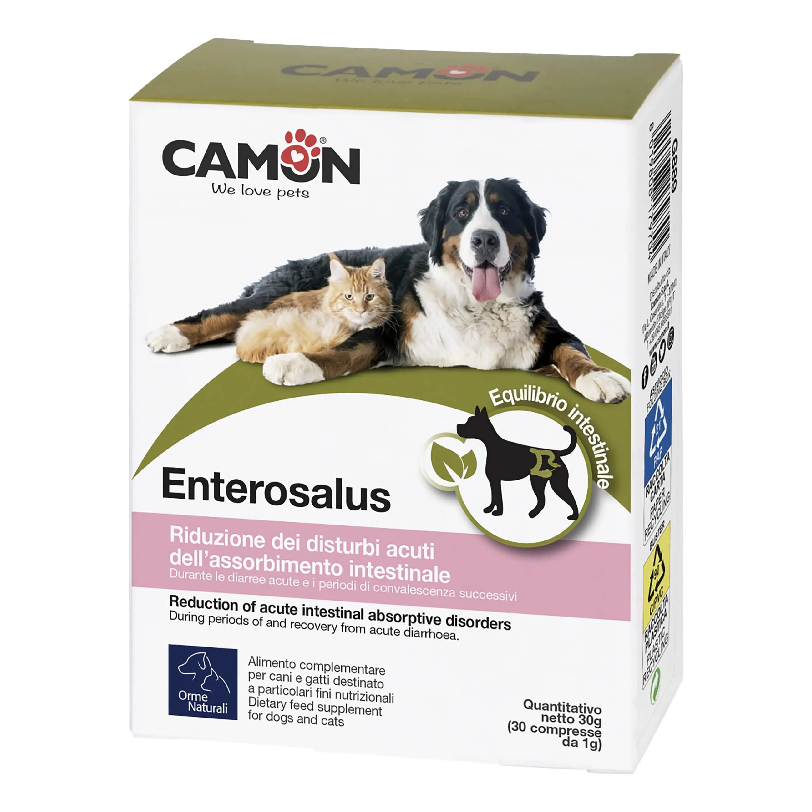 Enterosalus 30 compresse 1 g - immagine 1