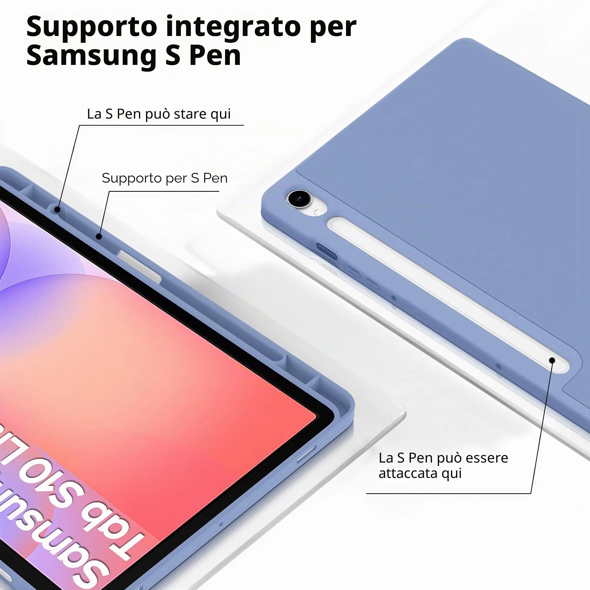 EasyAcc Custodia Cover Compatibile con Samsung Galaxy Tab S10 Lite - immagine 5