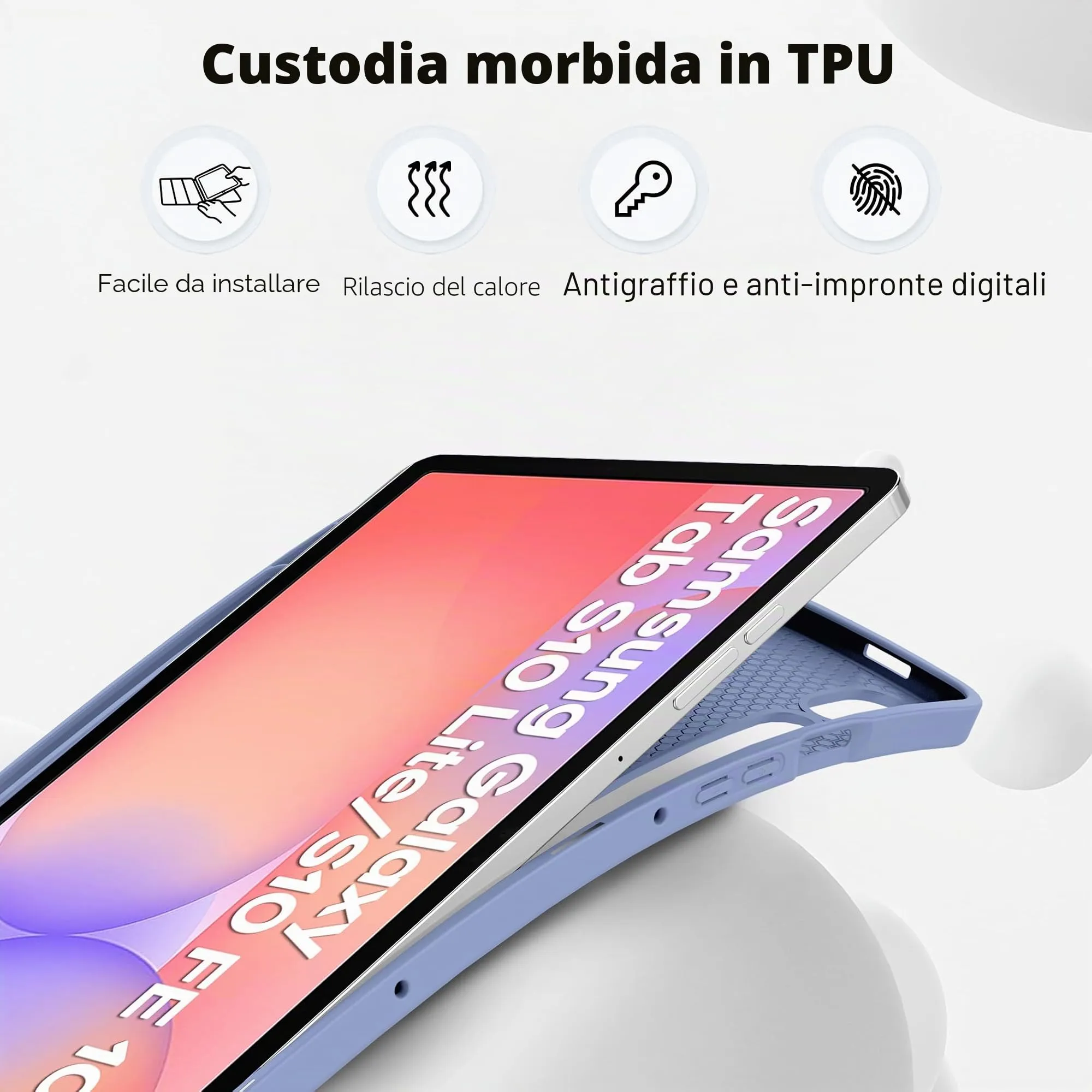 EasyAcc Custodia Cover Compatibile con Samsung Galaxy Tab S10 Lite - immagine 7