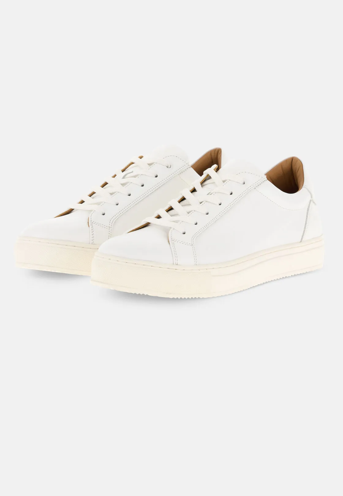Boggi, Sneakers In Pelle Bianca, Uomo, Bianco, Taglia: 9 - immagine 3