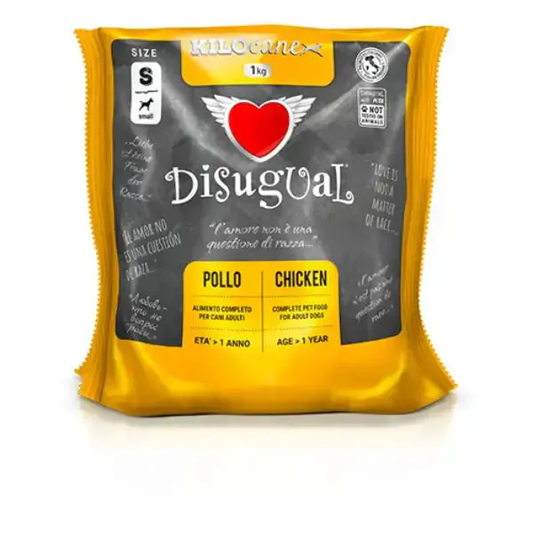 Disugual Pollo Adult Small 1 kg - Croccantini per cani - immagine 1
