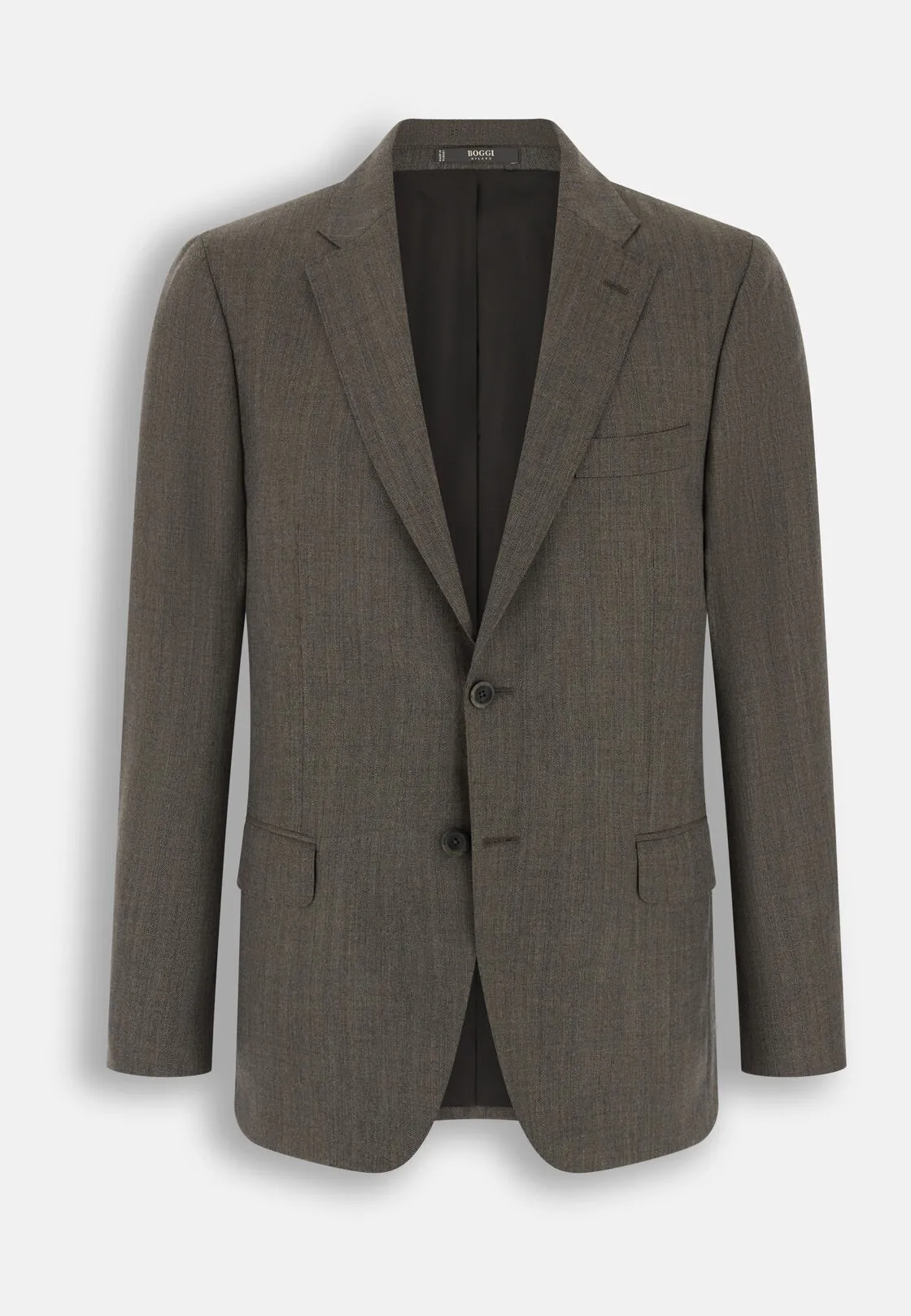 Boggi, Abito Resca In Lana Cashmere, Uomo, Taupe, Taglia: 46 - immagine 6