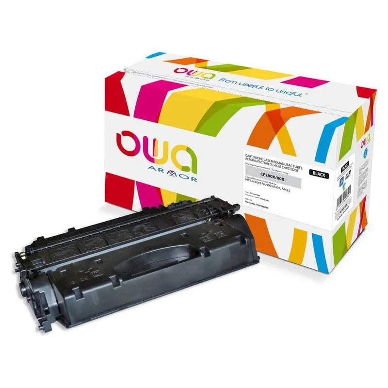 Toner compatibile Armor K15590OW per HP CF280X/80X Nero - immagine 1