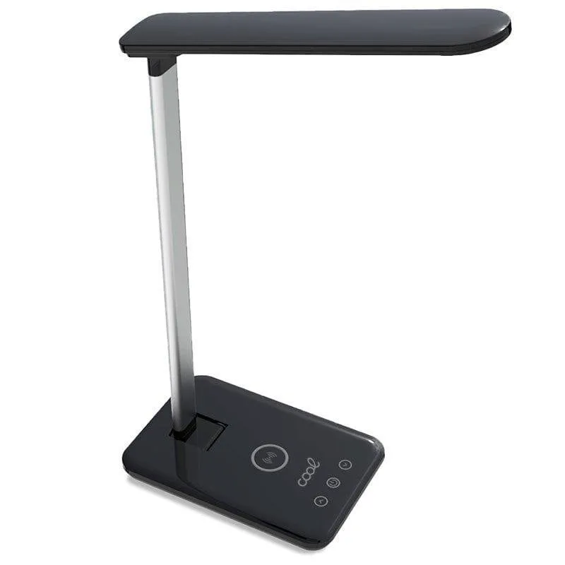 Lampada LED Cool Fold con Base di Ricarica Wireless Qi Nero - immagine 1