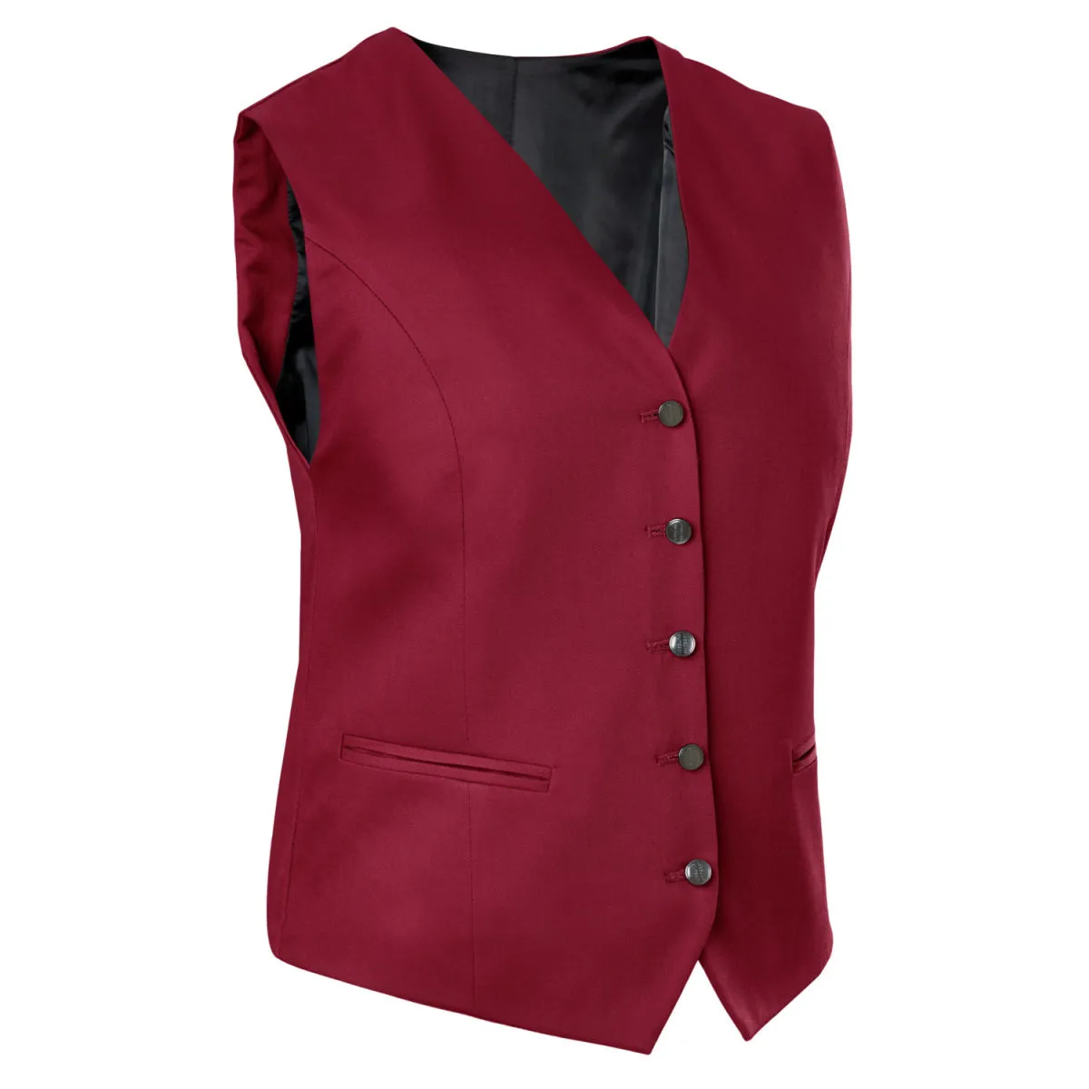 JOBELINE Gilet da cameriera Bistro; Taglia 40; bordeaux - immagine 1