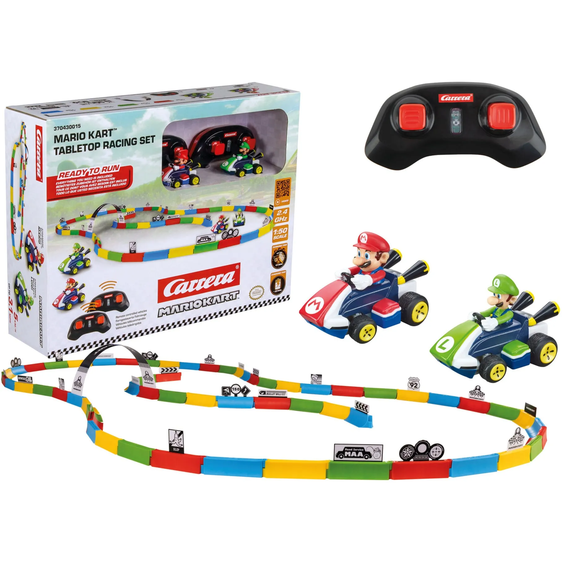 2,4GHz Mario Kart Tabletop Racing Set - Mario & Luigi, RC - immagine 1