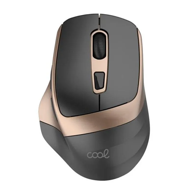 COOL Mouse wireless ergonomico 3200 DPI Oro - immagine 1