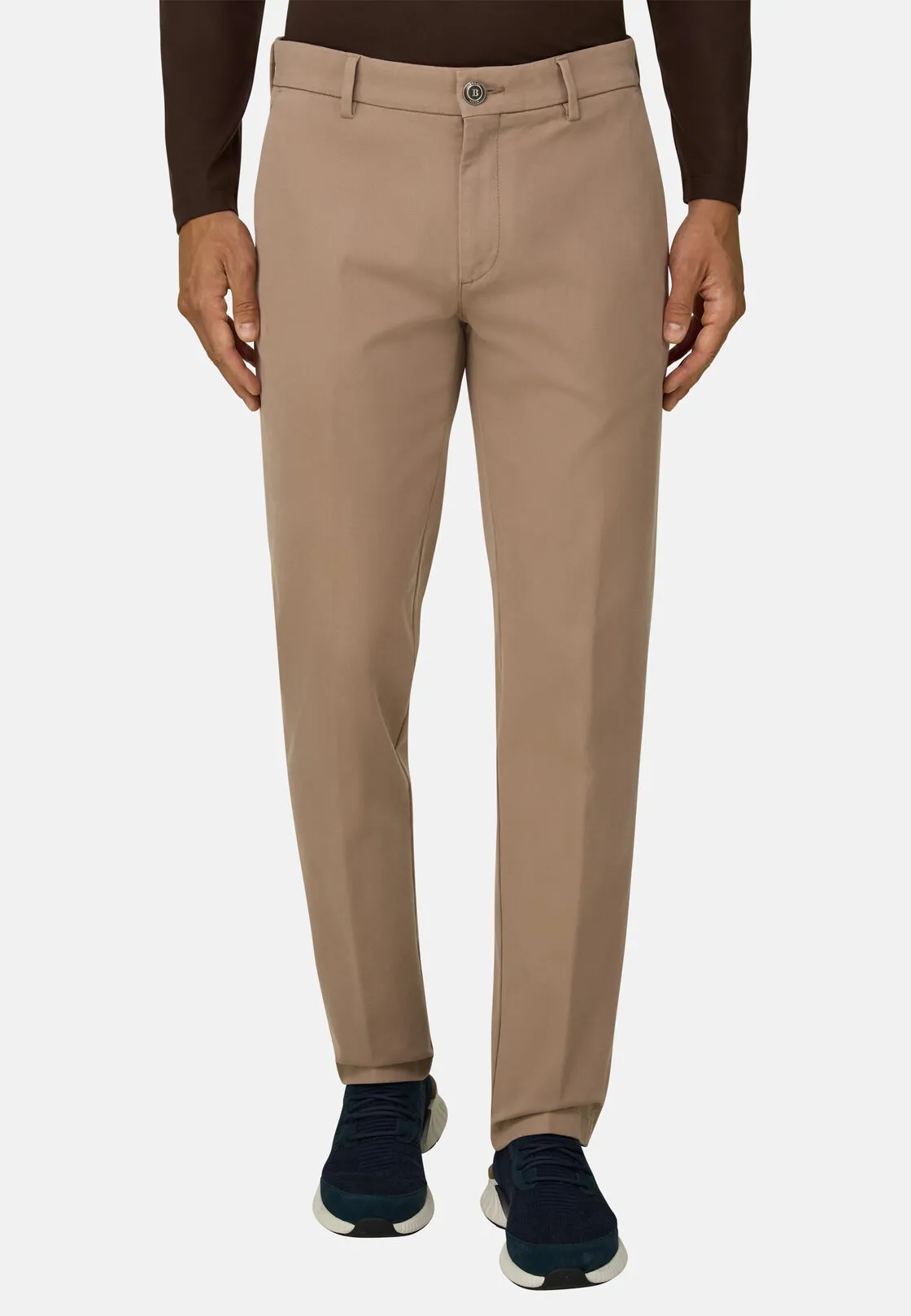 Boggi, Pantaloni In Cotone Elasticizzato, Uomo, , Taglia: 40 - immagine 1
