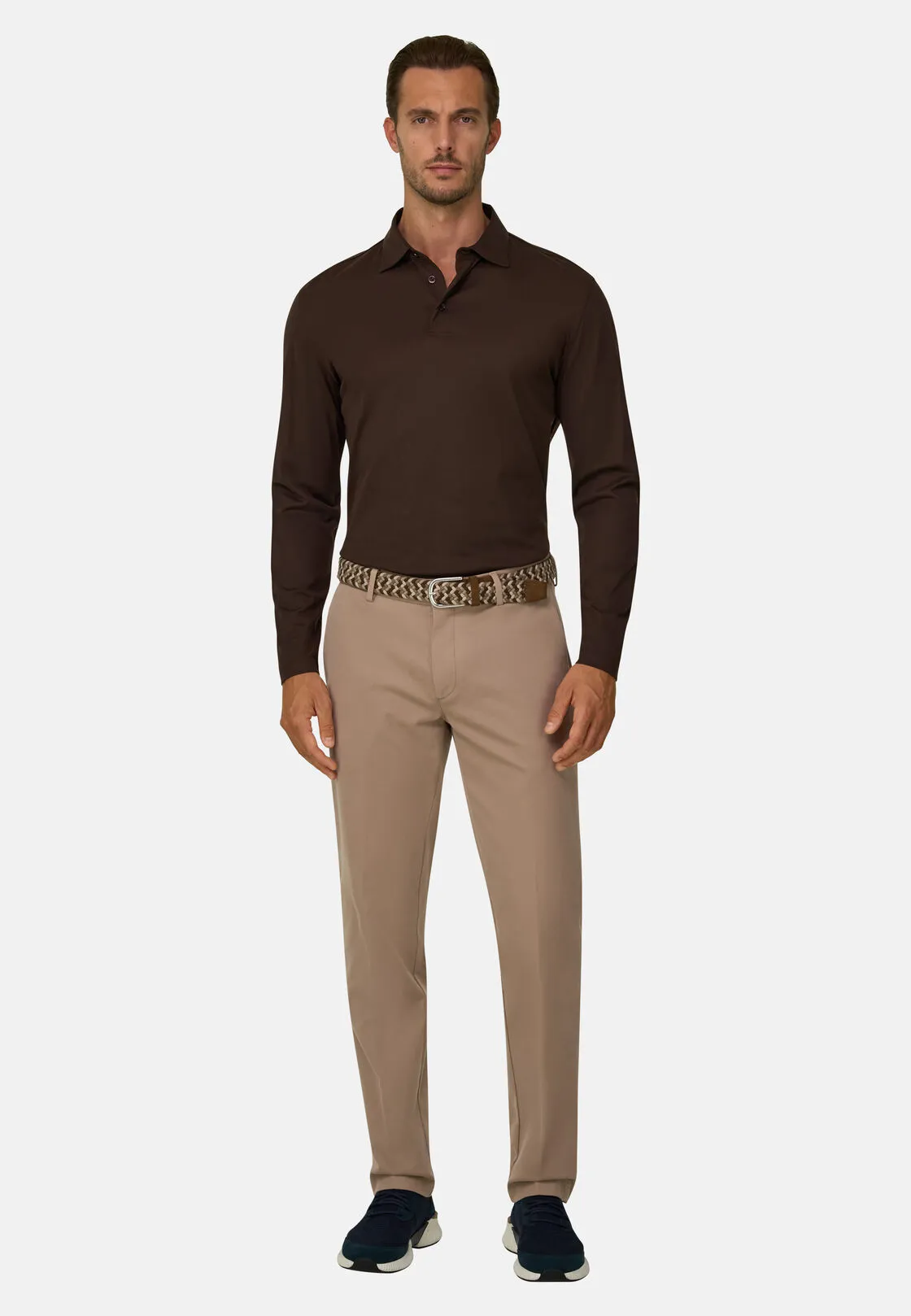 Boggi, Pantaloni In Cotone Elasticizzato, Uomo, , Taglia: 40 - immagine 2