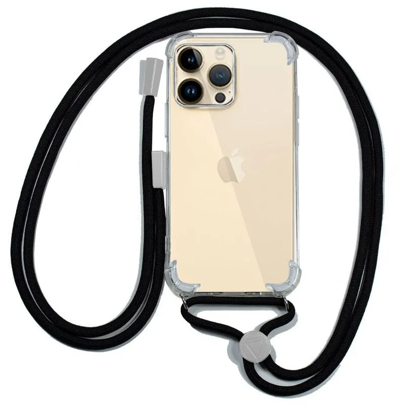 Fantastica custodia in cavo nero per iPhone 14 Pro Max - immagine 1