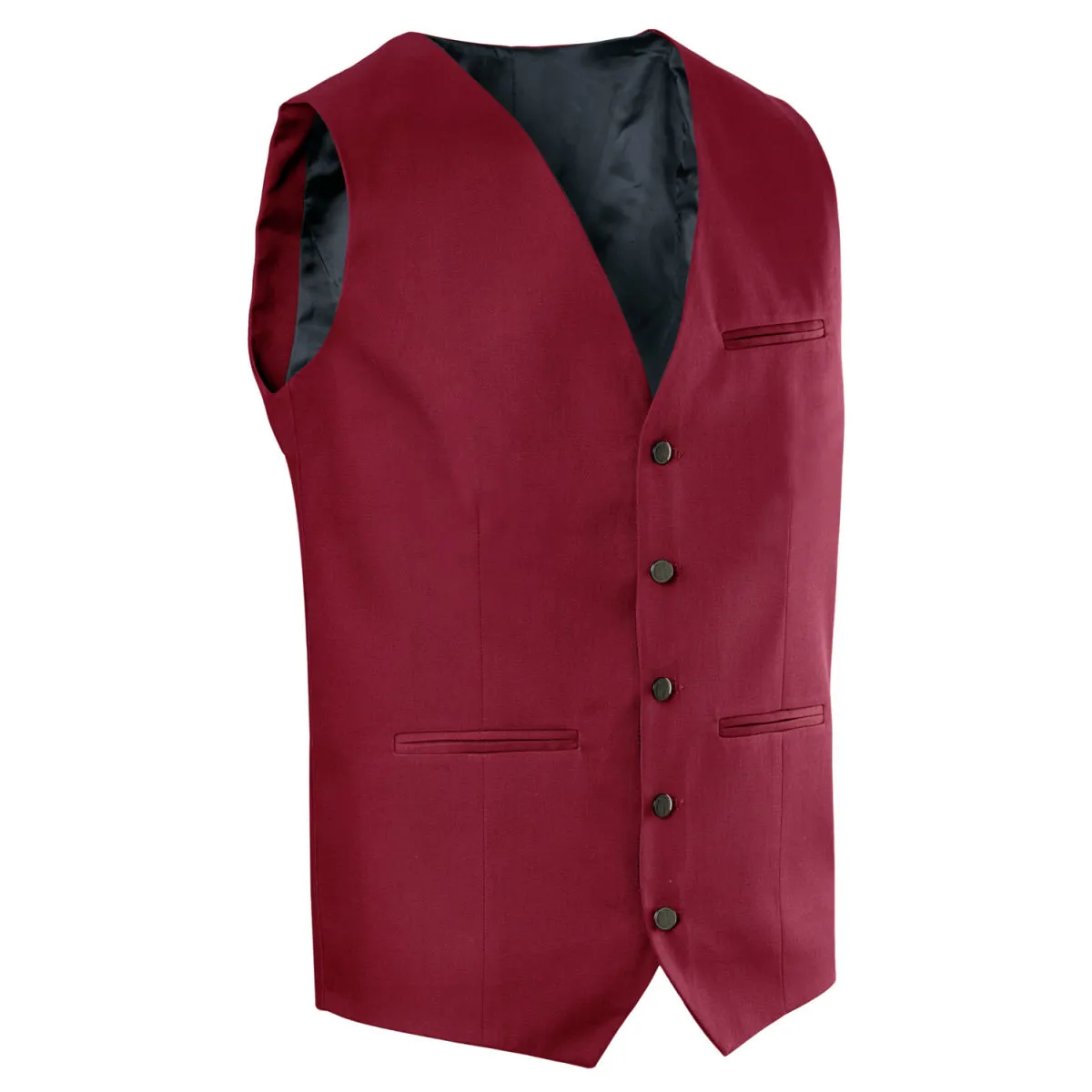 JOBELINE Gilet da cameriere Bistro; Taglia 58; bordeaux - immagine 1