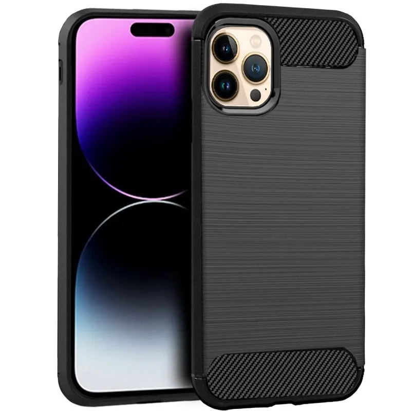 Fantastica custodia in carbonio nero per iPhone 14 Pro Max - immagine 1