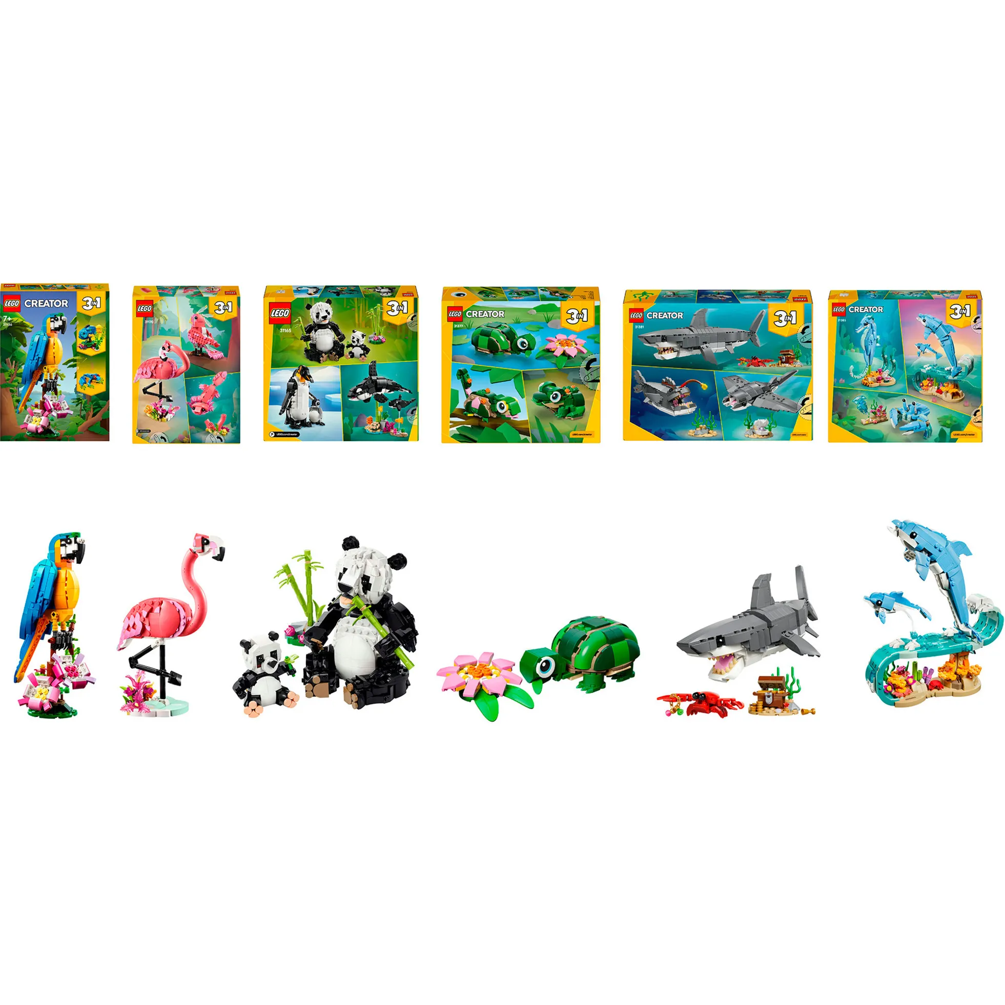 Pacchetto Animali Selvatici Creator, Giochi di costruzione - immagine 1