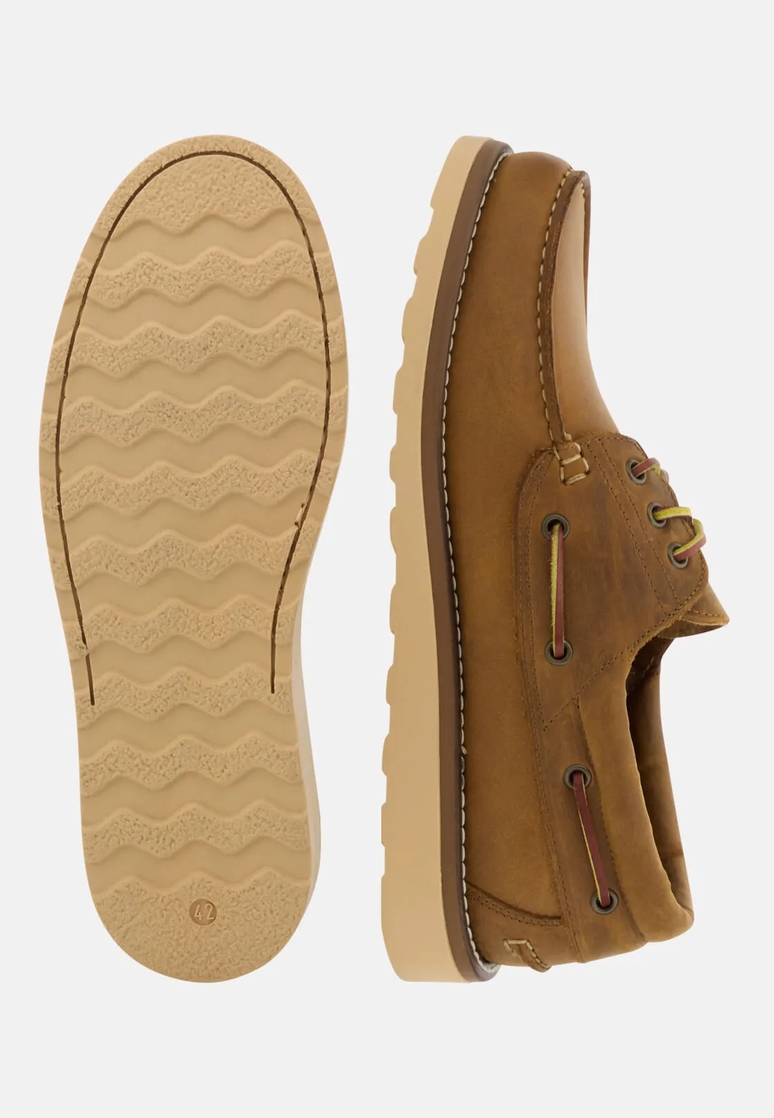 Boggi, Scarpe Da Barca In Pelle Pull-up, Uomo, Marrone, Taglia: 40-6 - immagine 4