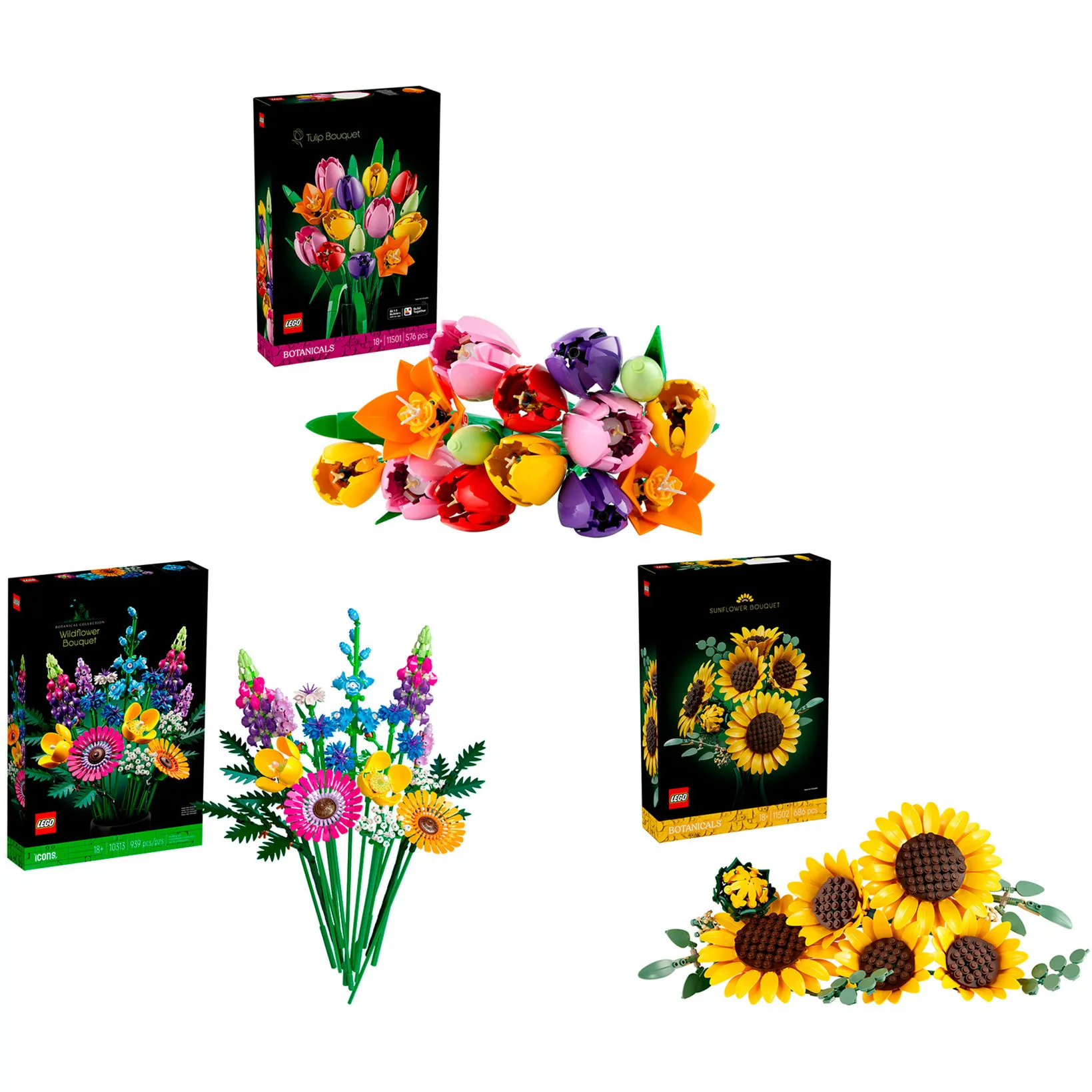 Botanicals Mazzo di fiori estivi - Pacchetto, Giochi di costruzione - immagine 1
