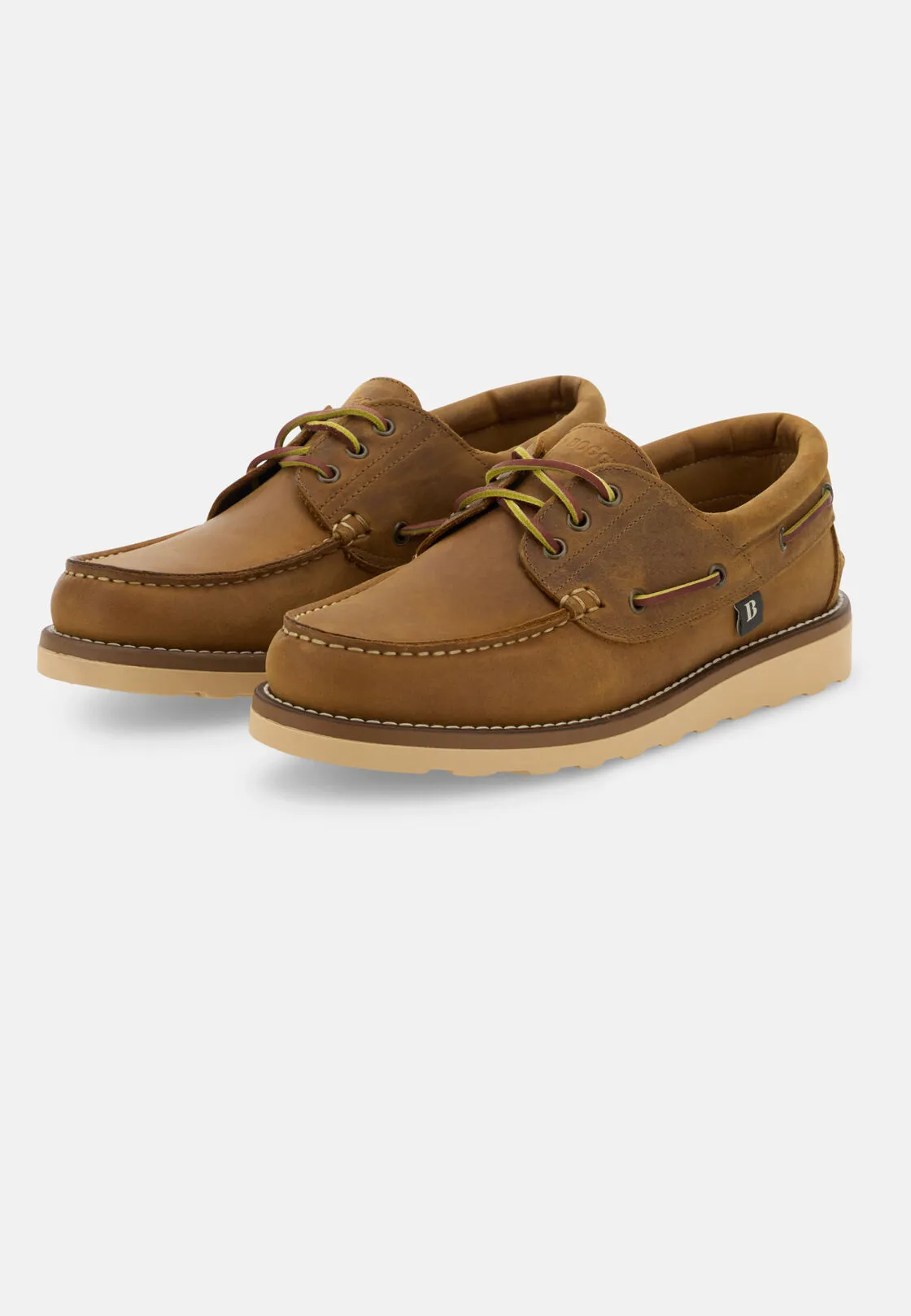 Boggi, Scarpe Da Barca In Pelle Pull-up, Uomo, Marrone, Taglia: 44-10 - immagine 3