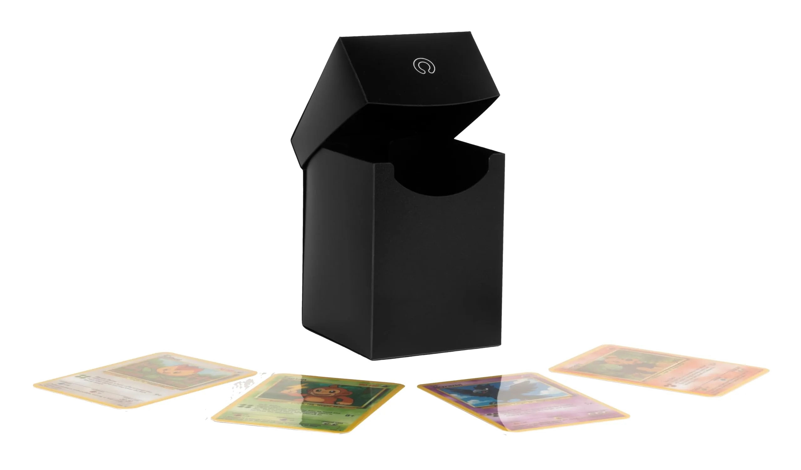 Konix Scatola porta carte TCG Deckbox per giochi di carte collezionabili - Formato 63 x 88 mm - Compatibile con Lorcana, Magic: The Gathering e Pokémon - Nero - immagine 3