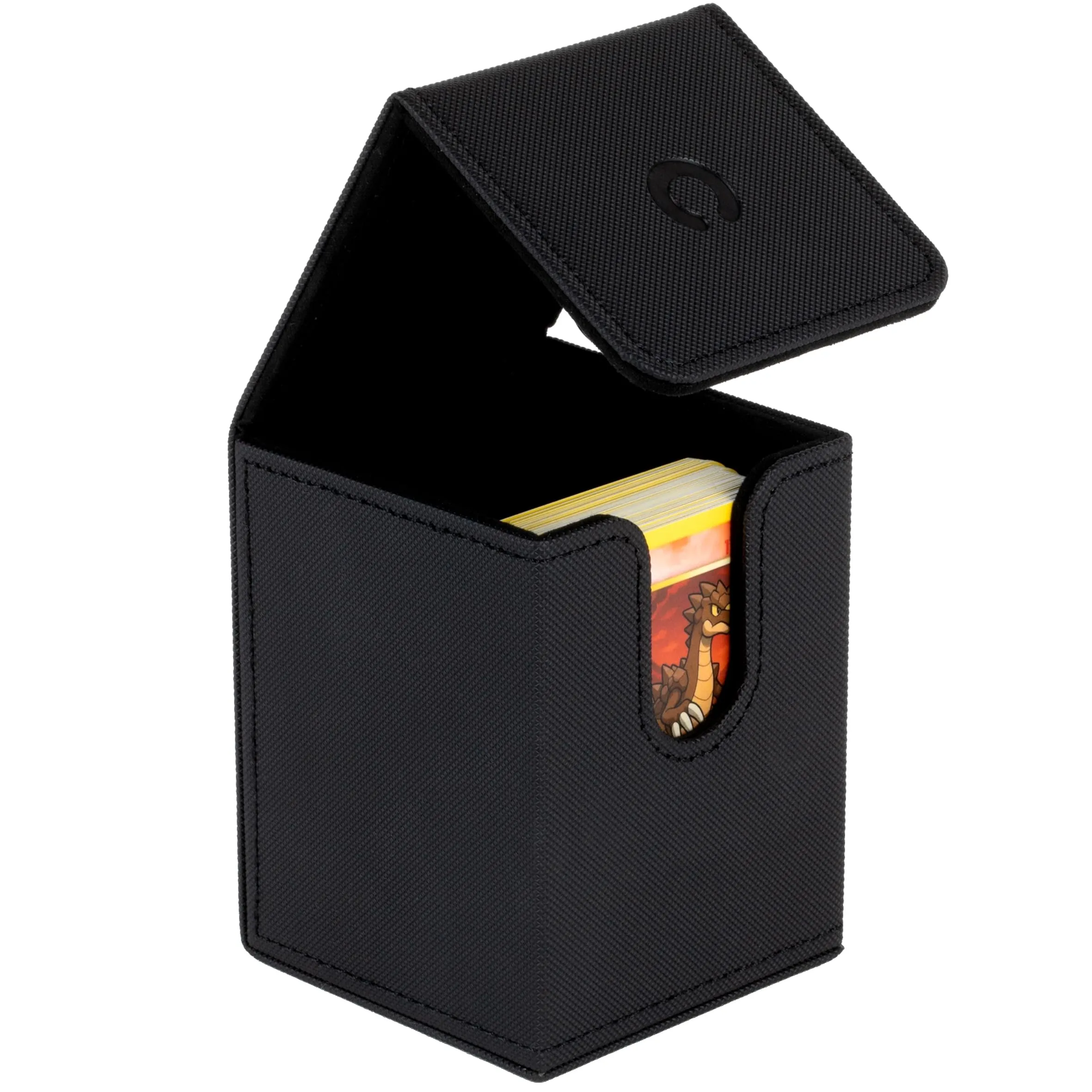 Konix Scatola porta carte TCG Premium Deckbox per giochi di carte collezionabili - Formato 63 x 88 mm - Compatibile con Magic: The Gathering e Pokémon - Nero - immagine 2