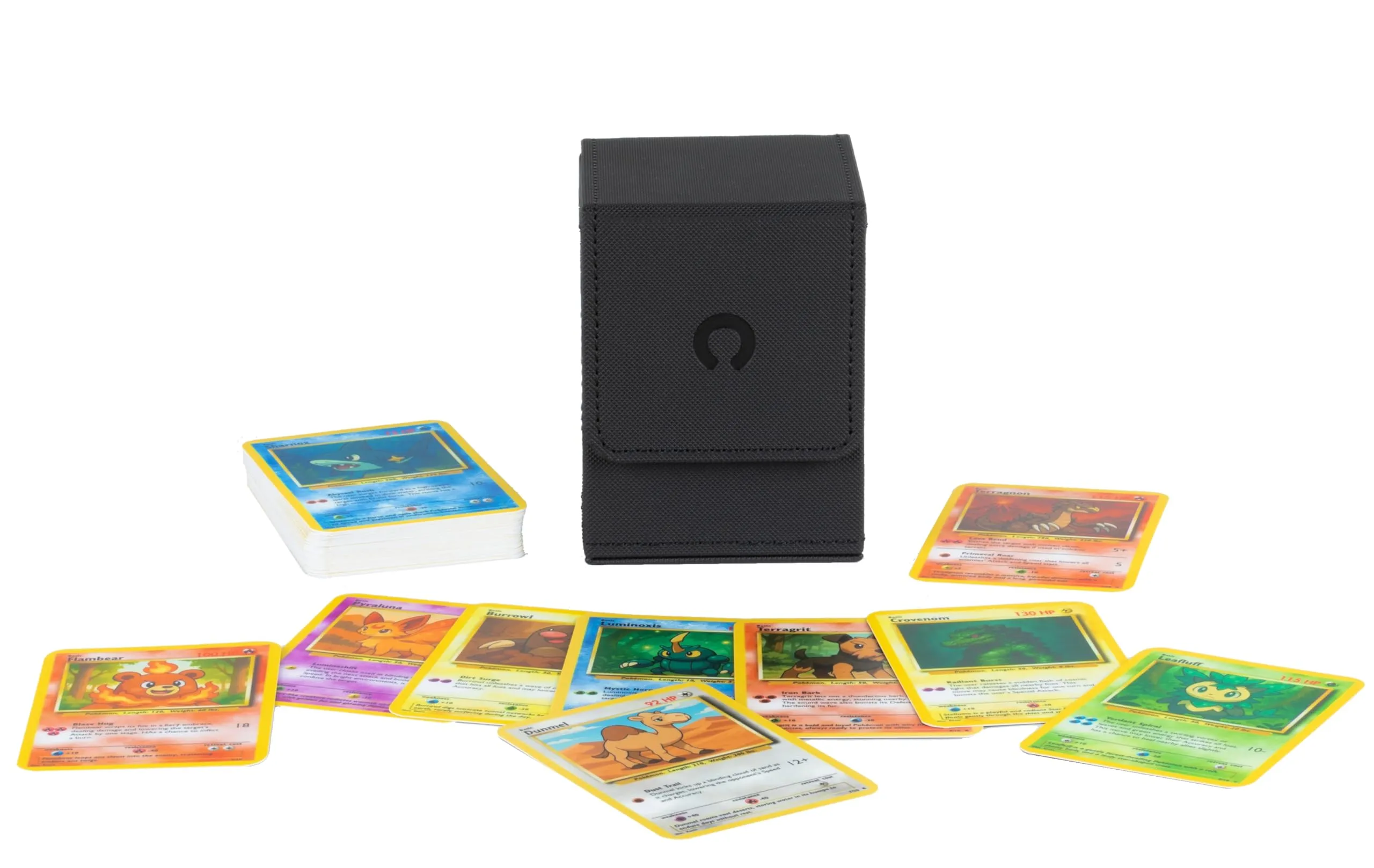 Konix Scatola porta carte TCG Premium Deckbox per giochi di carte collezionabili - Formato 63 x 88 mm - Compatibile con Magic: The Gathering e Pokémon - Nero - immagine 3