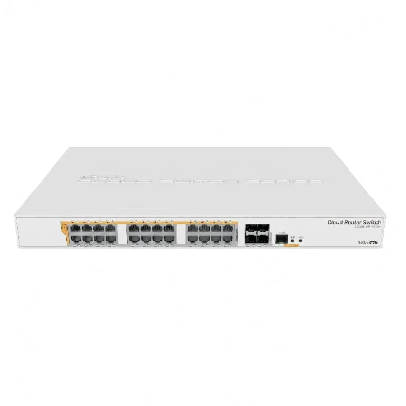 Switch Mikrotik CRS328-24P-4S+RM 24 porte Gigabit PoE + 4 SFP+ - immagine 1