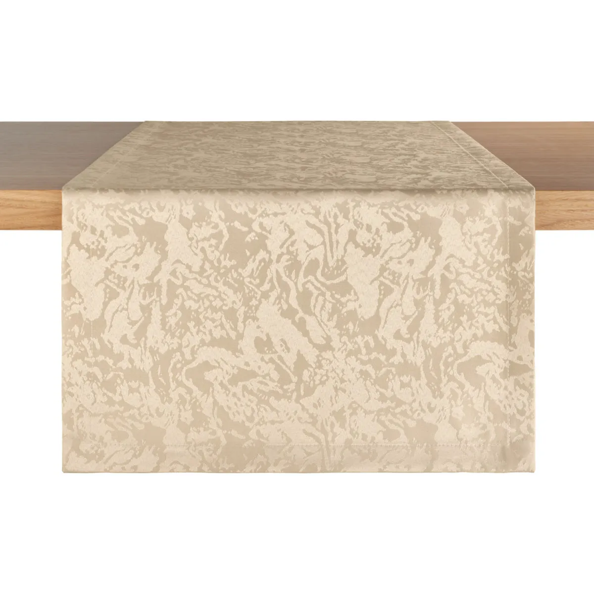 2x PULSIVA Runner tavolo Berlino; 40x130 cm (LxL); champagne beige; rettangolare; 2 pz. / Pacco - immagine 1