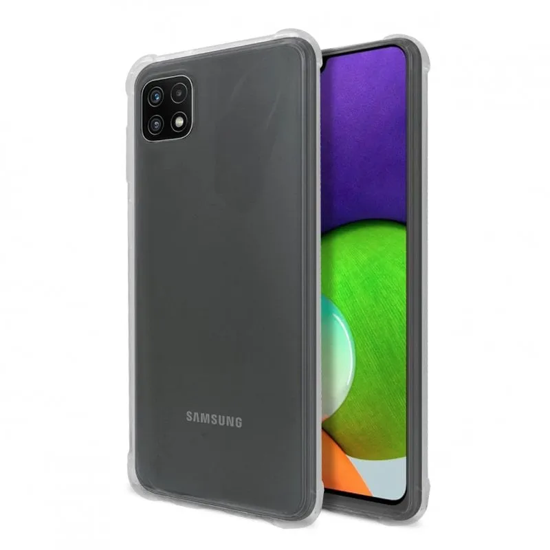 Custodia Antishock Trasparente PcCom Essential per Samsung Galaxy A22 5G - immagine 1
