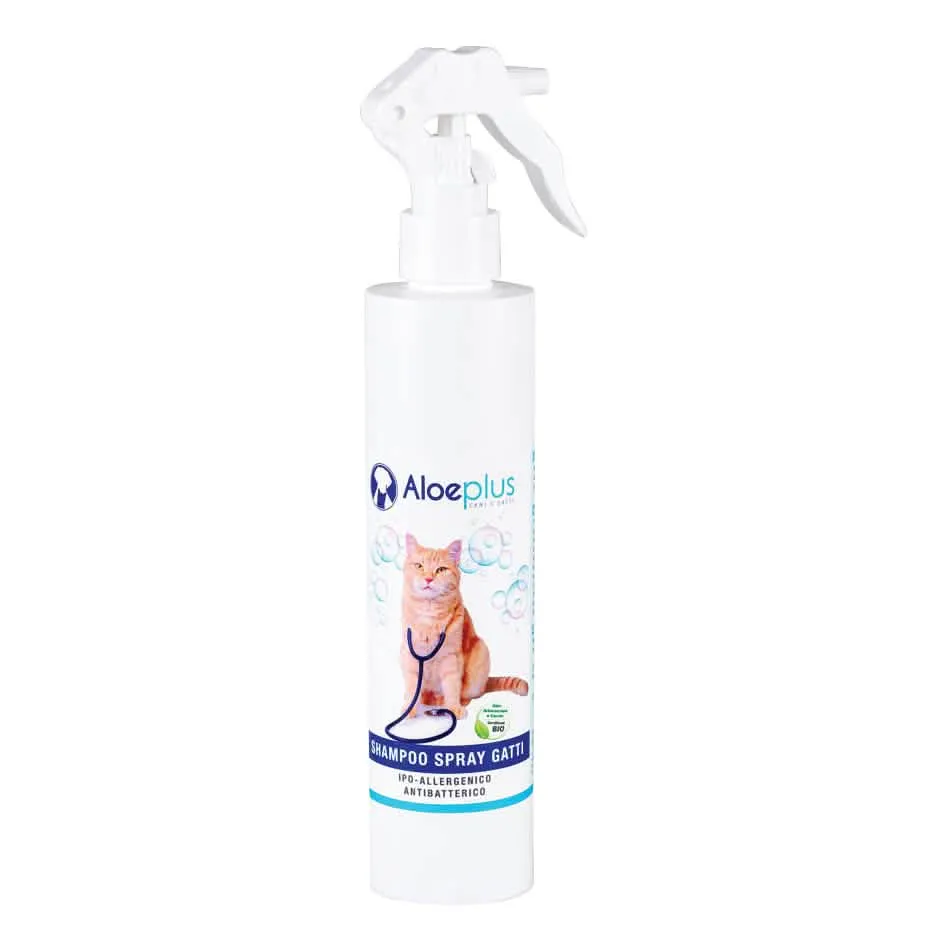 Aloeplus Shampoo Spray per Gatti 250ml - immagine 1