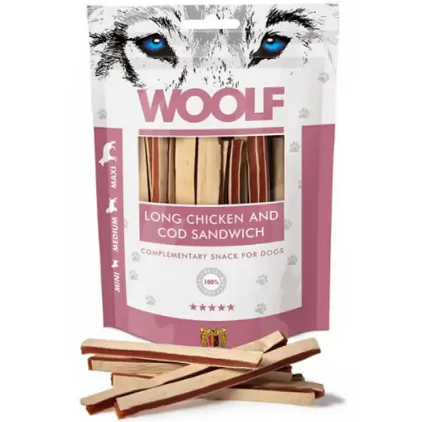 Woolf Sandwich Snack Sandwich strisce pollo e merluzzo - immagine 1