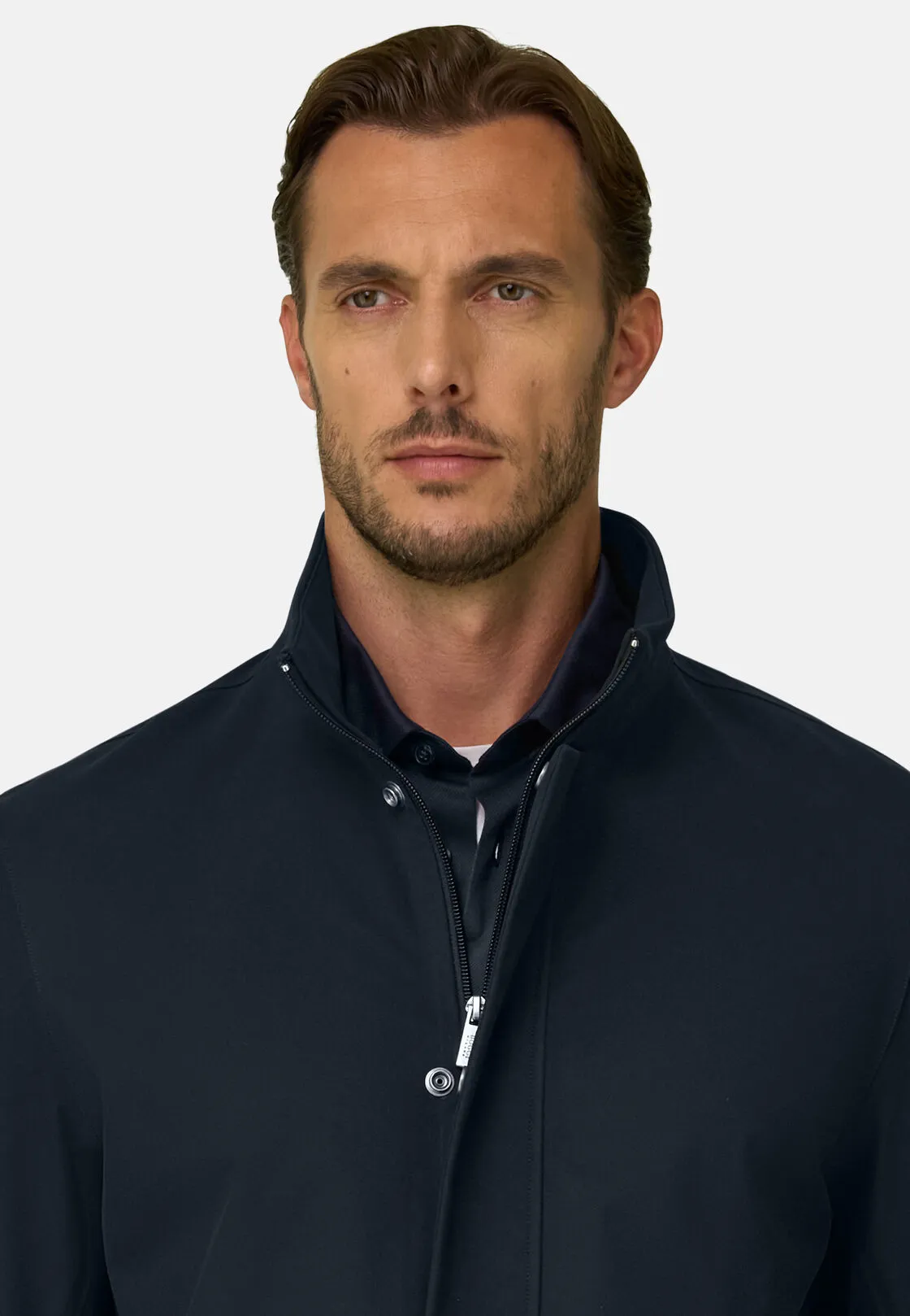 Boggi, Bomber In Tessuto Tecnico B Tech, Uomo, Navy, Taglia: XXL - immagine 3