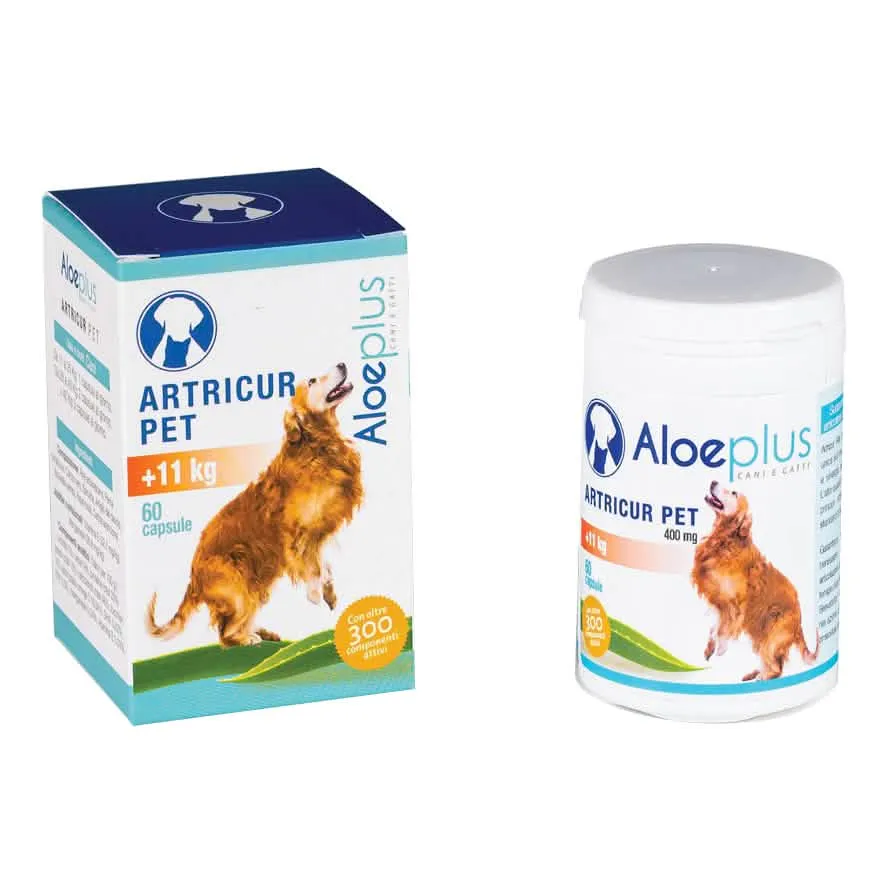 Aloeplus Artricur Pet Cani +11kg 27g 60 Capsule - immagine 1