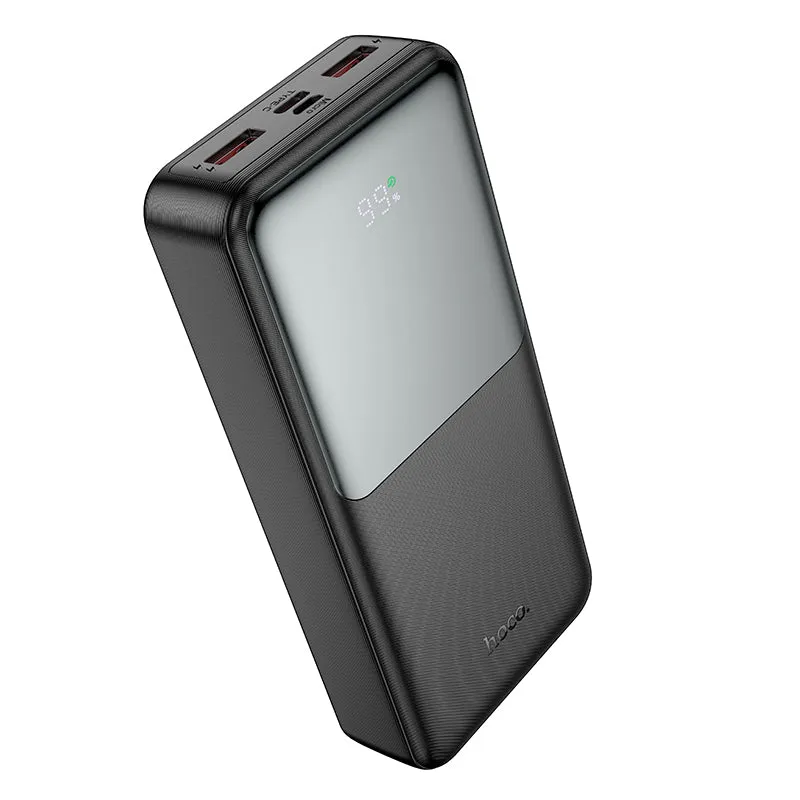 Batteria Esterna HOCO J136A, 20000mAh, 22.5W, QC + PD, 1 x USB-C - 2 x USB-A, Nera - immagine 1