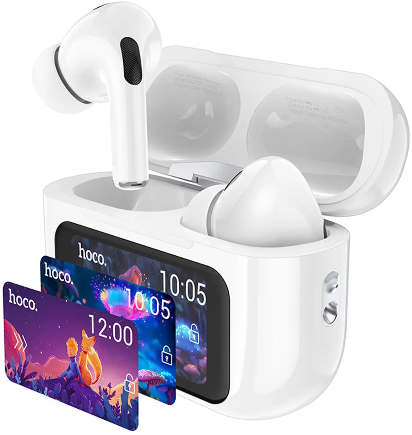 Auricolare Bluetooth HOCO EW72, TWS, ANC, Bianco - immagine 1