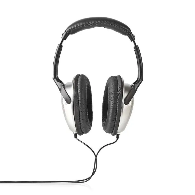 Nedis HPWD1201BK Cuffie sovraurali con cavo Argento - immagine 1