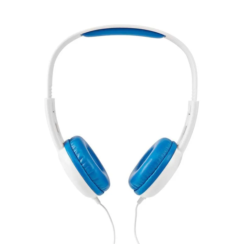 Auricolari Nedis HPWD4200BU con cavo, jack 3,5 mm, uso musicale, design leggero, blu - immagine 1
