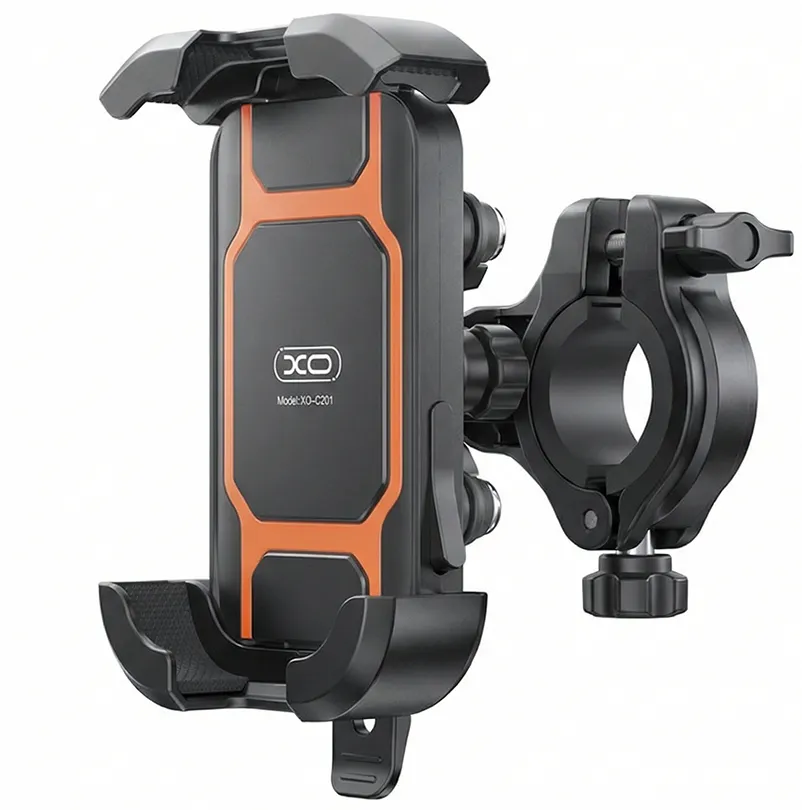 Supporto Bicicletta Motocicletta XO Design C201, 4.5 pollici - 7 pollici, Nero Arancione - immagine 1