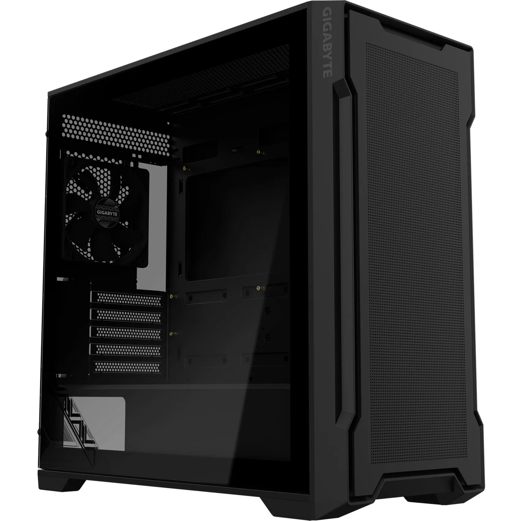 C102 GLASS Midi Tower Nero, Chassis Tower - immagine 1