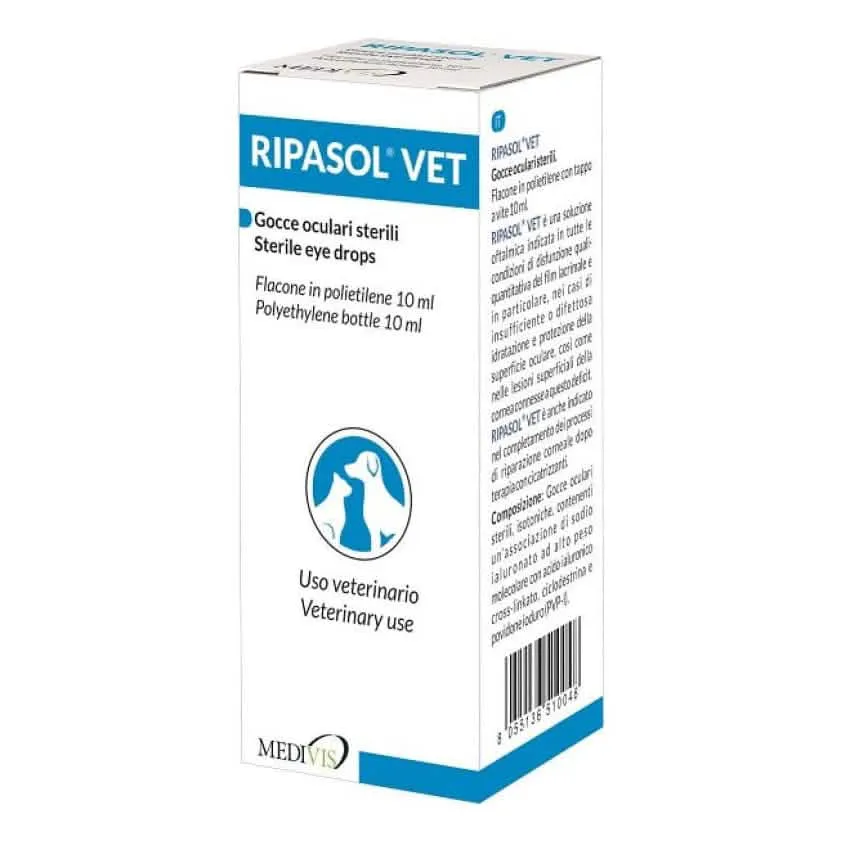 Ripasol vet soluzione oftalmica 10 ml - immagine 1