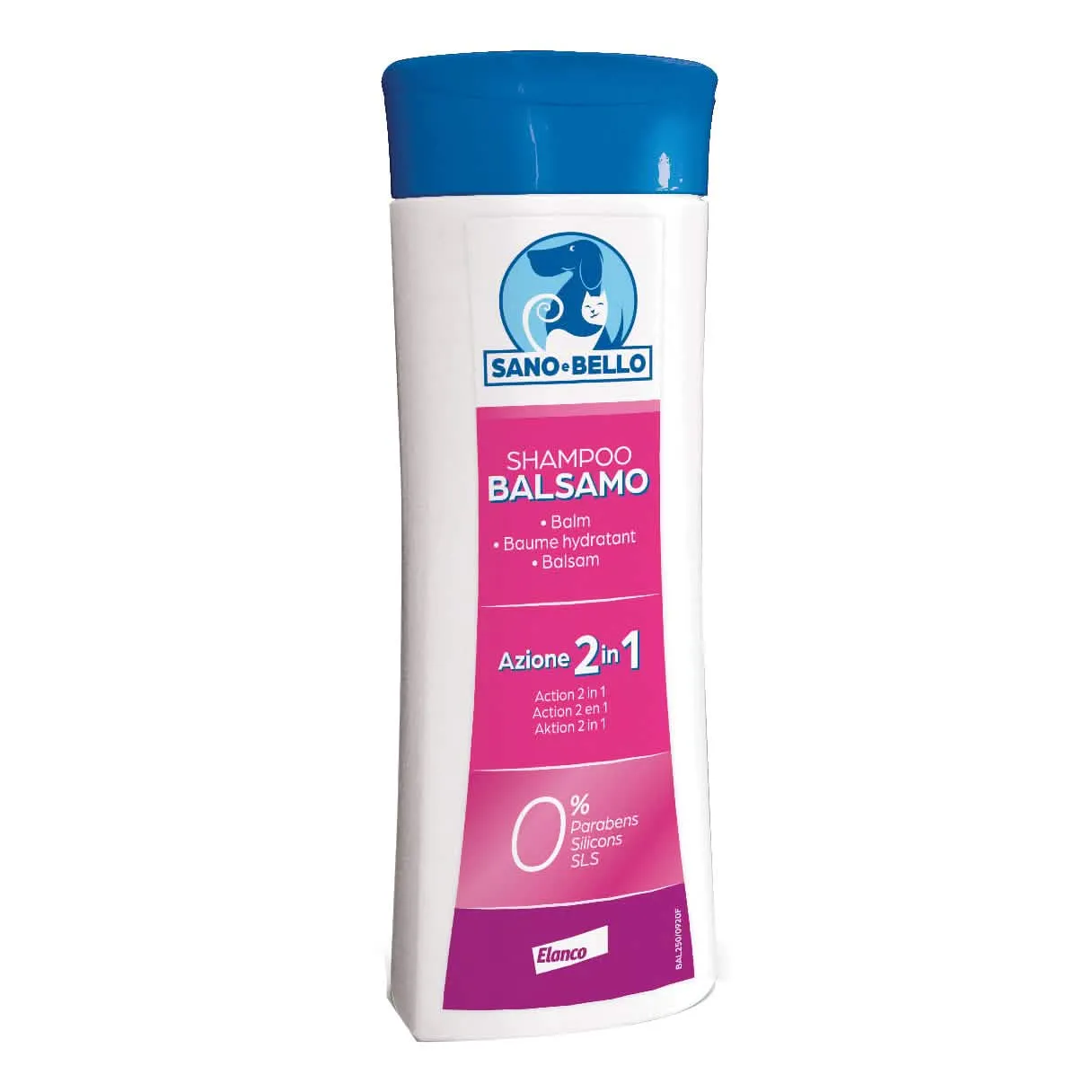 SANO E BELLO Shampoo Balsamo al Talco per Cani 250 ml - immagine 1