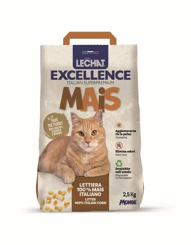 Lechat Lettiera per Gatti 2,5 kg al Mais - immagine 1