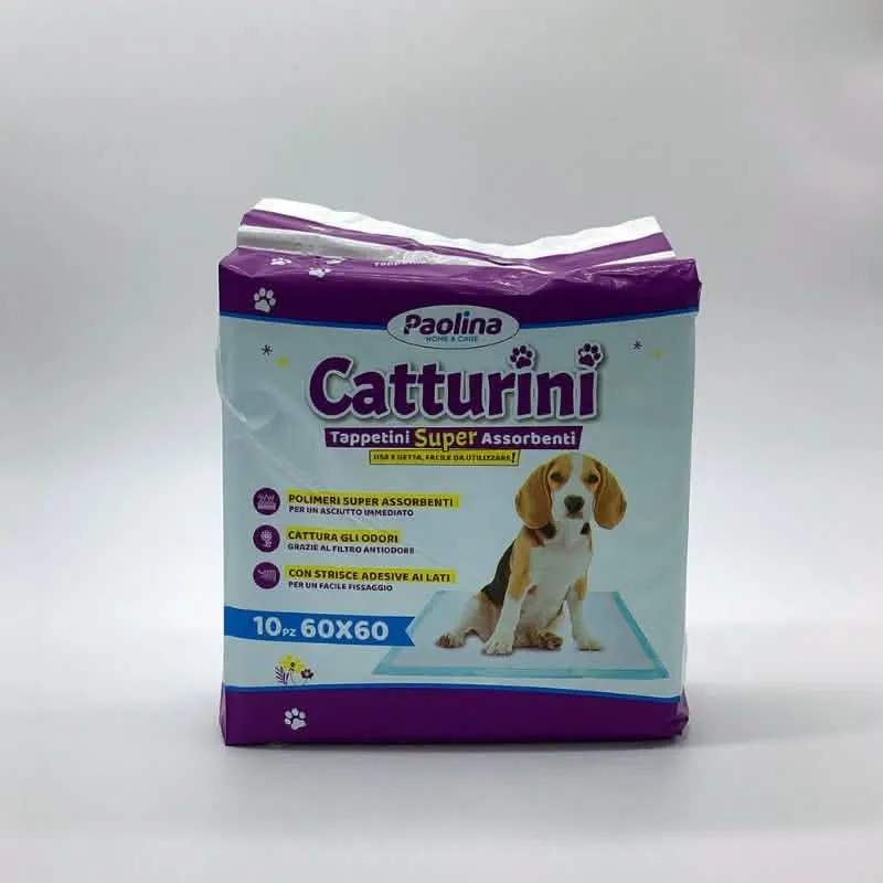 Tappetini per Animali 60x60 - 10 Pezzi Paolina - immagine 1