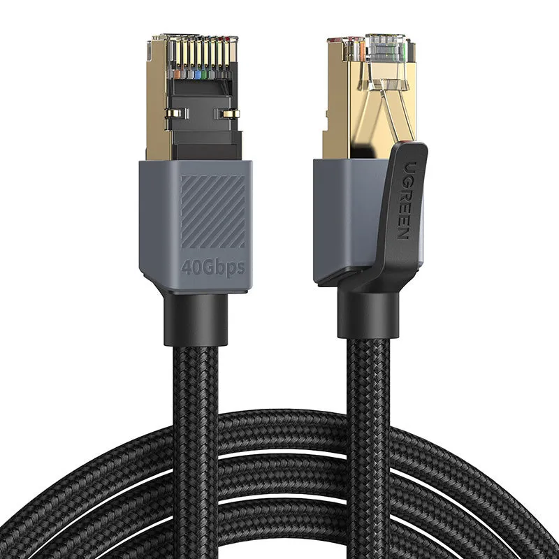 Cavo di Rete UGREEN NW343, UTP, Cat8, 1m, Nero - immagine 1