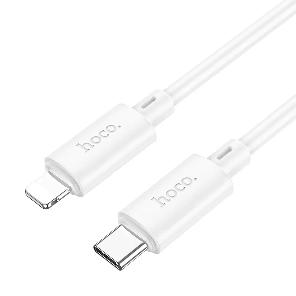 Cavo Dati e Ricarica USB-C - Lightning HOCO X88, 20W, 1m, Bianco - immagine 1