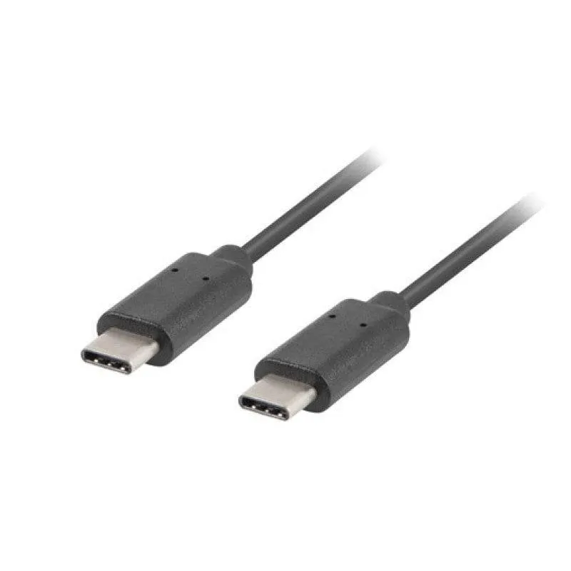 Cavo USB-C Lanberg CA-CMCM-10CU-0005-BK 0,5 m Nero - immagine 1
