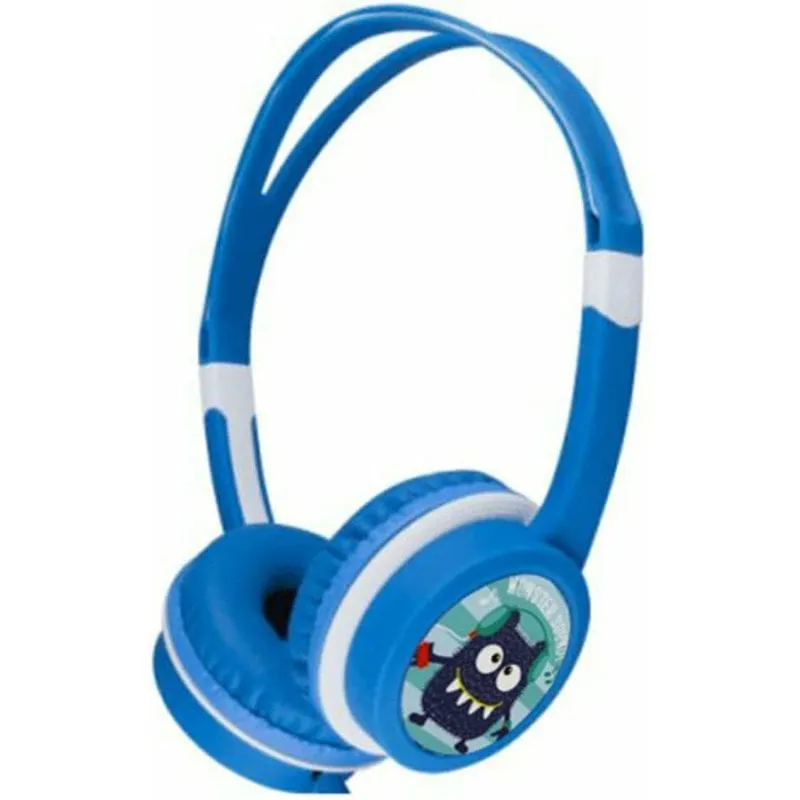 Gembird MHP-JR-B Cuffie per bambini con limitatore di volume Blu - immagine 1