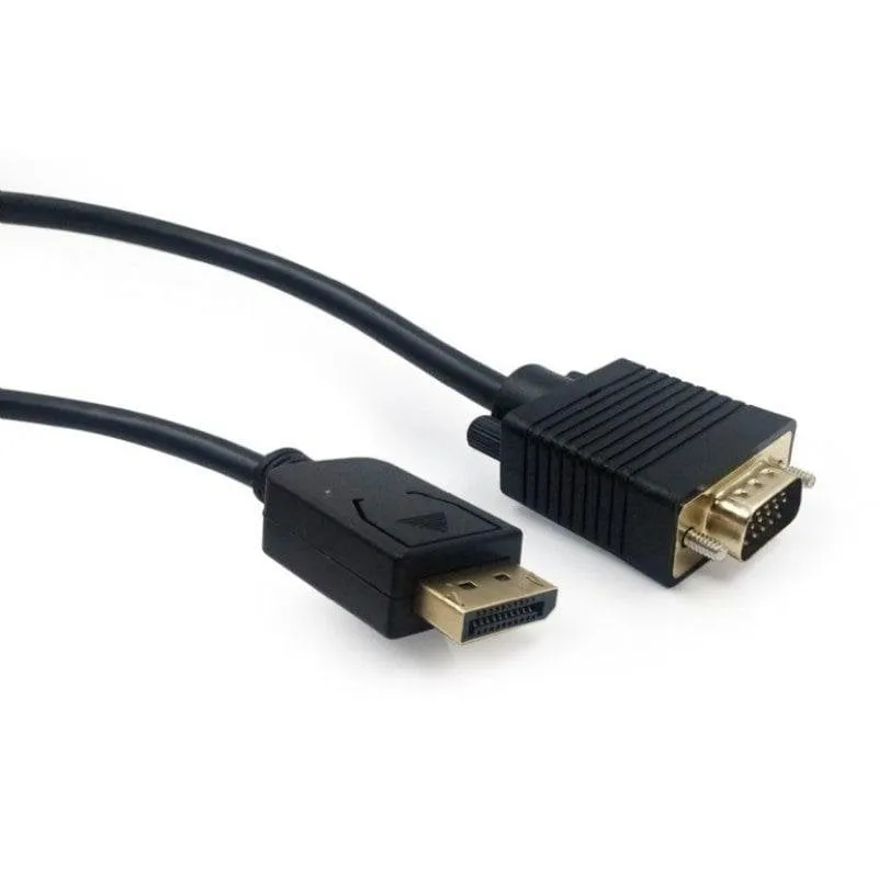Cavo DisplayPort a VGA Gembird CCP-DPM-VGAM-6 1,8 m Nero - immagine 1