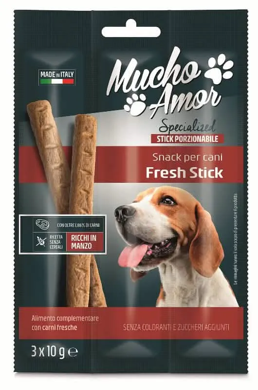 MuchoAmor Cane Adulto Stick 30g Manzo - immagine 1