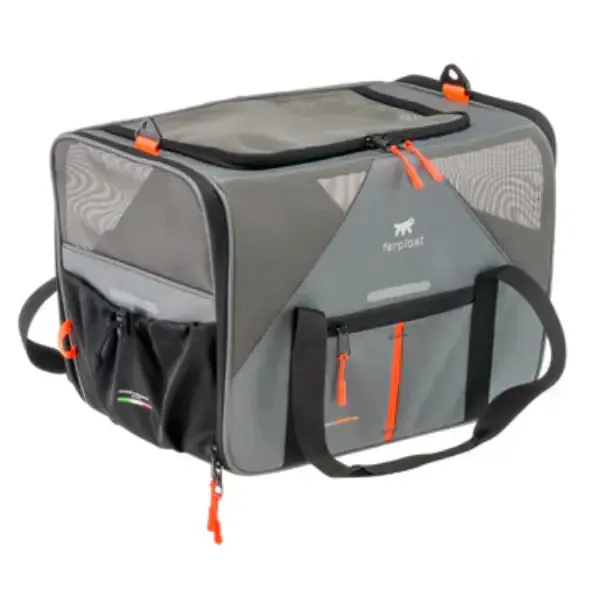 Borsa Voyager Carrier Ferplast Modello 450 Grigio - Trasportino cane - immagine 1