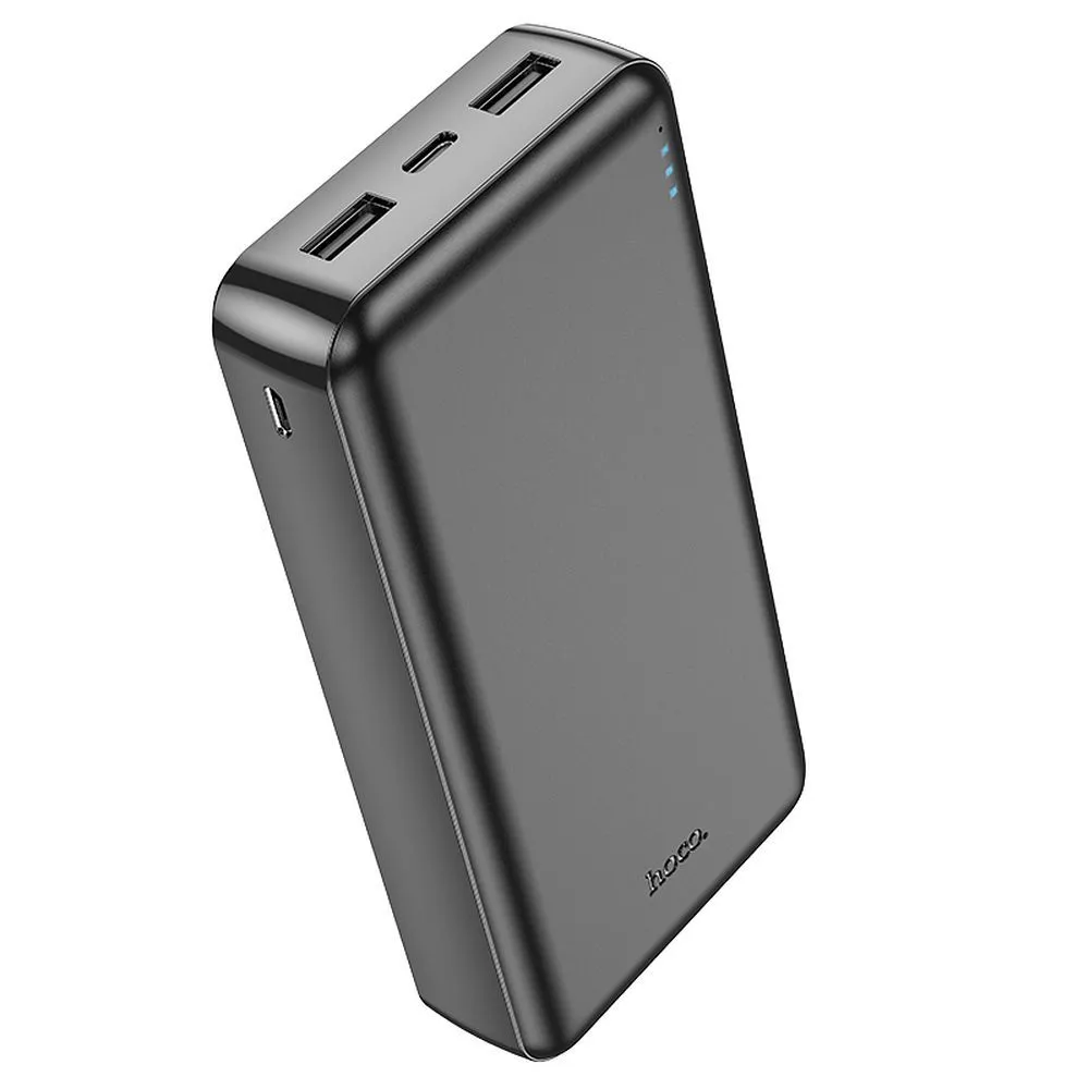 Batteria Esterna HOCO J100A, 20000mAh, 10W, 2 x USB-A, Nera - immagine 1